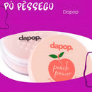 Pó Solto Ultrafino Dapop Peach Power 15g Acabamento Natural Controle de Brilho Maquiagem